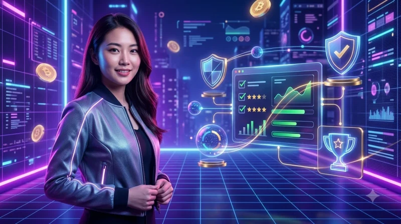 Ảnh minh họa tiêu chí đánh giá nền tảng thể thao uy tín với biểu tượng bảo mật