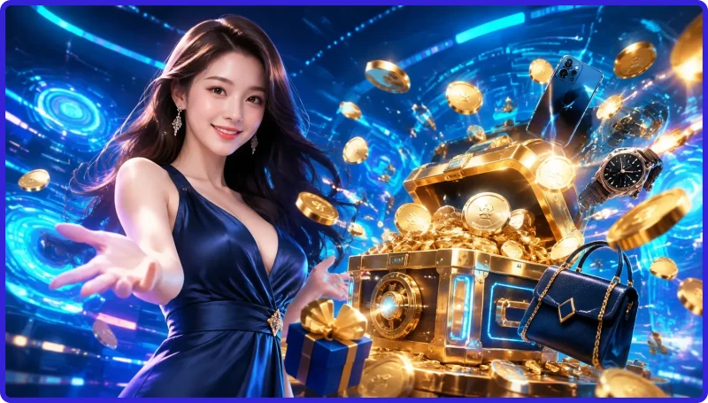 Giao diện game nổ hũ xèng sống động trên điện thoại di động