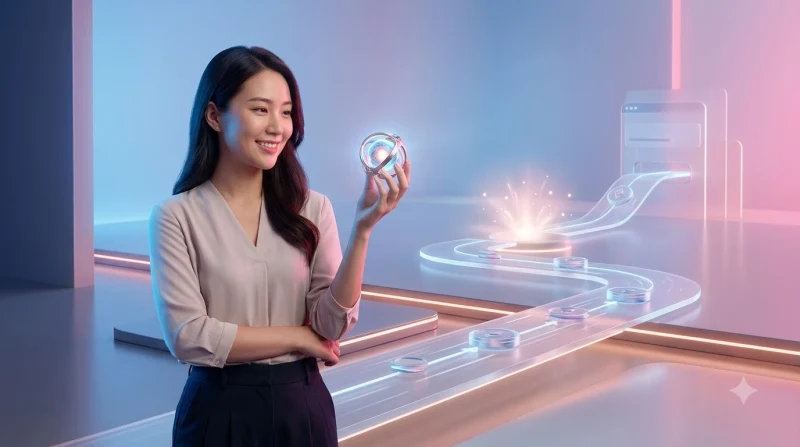 Minh họa biểu tượng ví điện tử kỹ thuật số kết nối an toàn với tài khoản ngân hàng